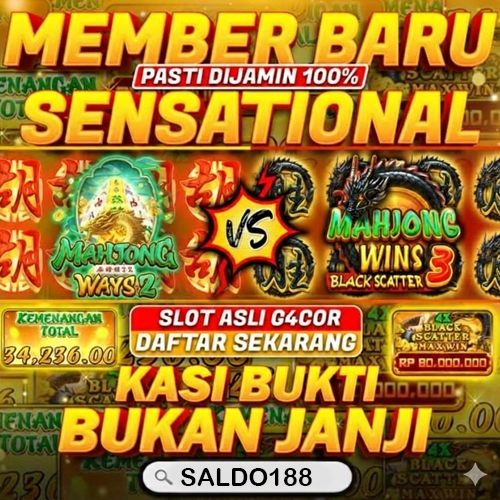 SALDO188: Slot Gacor X500 Hari Ini, Link Resmi dengan Scatter Mahjong Ways 2 image 2
